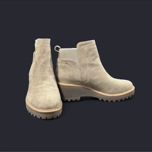 Women's Suede Ankle Boots 7.5